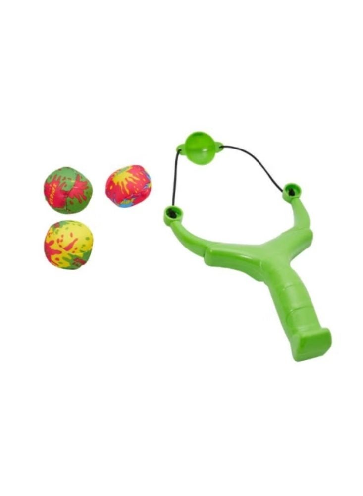 Premium Dual Ball Kids Slingshot Launcher Toy – Safe Elastic Shooting Toy with Colorful Balls for Outdoor Play & Hand-Eye Coordination - Image 1